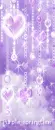 cute kawaii purple hearts
