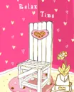 cute kawaii chair relax time