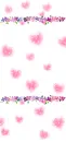 cute kawaii pink hearts & flowers