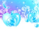 cute kawaii blue apple
