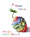 cute kawaii happy easter egg