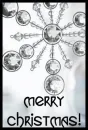 merry christmas snowflake