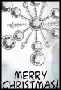 merry christmas snowflake