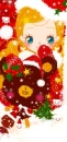 cute kawaii christmas girl