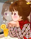 cute kawaii girl waiting