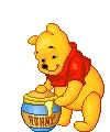 Disney - Pooh Bear & Piglet. Piglet In Honey