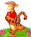 Disney - Tigger Holding Heart