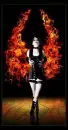 fairy with fire wings