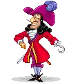 Disney - Captain Hook Gets Hit By Tinkerbell