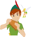 Disney - Peter Pan And Tinkerbell