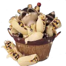 Raccoon with Corn and Sparkles