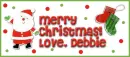 Merry Christmas Love Debbie