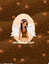 angel brown background