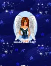 angel blue background
