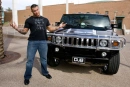 Randy Orton with his car