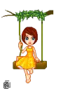 doll in swing