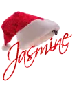 Jasmine Santa Hat