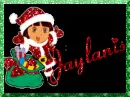 Jaylanis Dora Santa with border