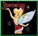 Jasmine Tinkerbell Christmas with border