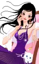 PURPLE DRESS