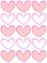 pink hearts