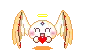 Another cute angel with a red heart