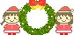 christmas two girl 