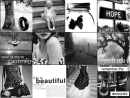 black & white