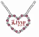 Lizzy heart necklace