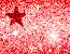 Starry red glitter background