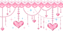 blue and pink heart