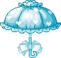 blue umbrella