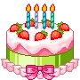 sweet birthday cake