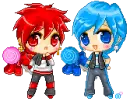 cute kawaii lollipop boys
