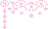cute kawaii pink hearts