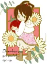 cute kawaii strawberry girl