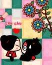 cute kawaii pucca & garu kissing :!