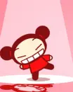 cute kawaii pucca dance