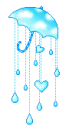 blue umbrella