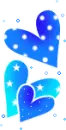 blue hearts