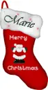 Santa Christmas Stocking with Name