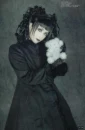 cute kawaii mana sama & a teddy bear