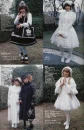 cute kawaii black & white lolita