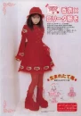 cute kawaii kana moon sweet lolita in red