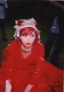 cute kawaii kana moon red lolita
