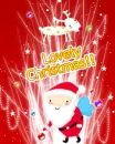 cute kawaii santa lovely christmas