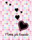 cute kawaii i love you forever hearts