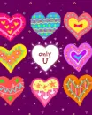 cute kawaii only you heart