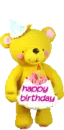 HAPPY BIRTHDAY BEAR