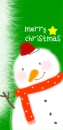 MERRY CHRISTMAS SNOWMAN